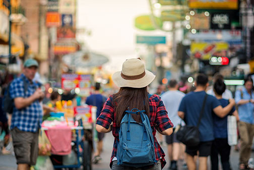 Woman Traveling